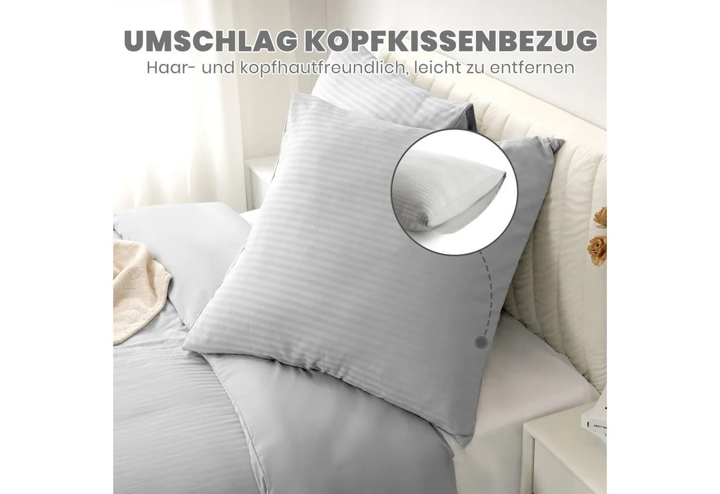 Good Nite Bettwäsche Streifen Mikrofaser Polyester - Bild 4