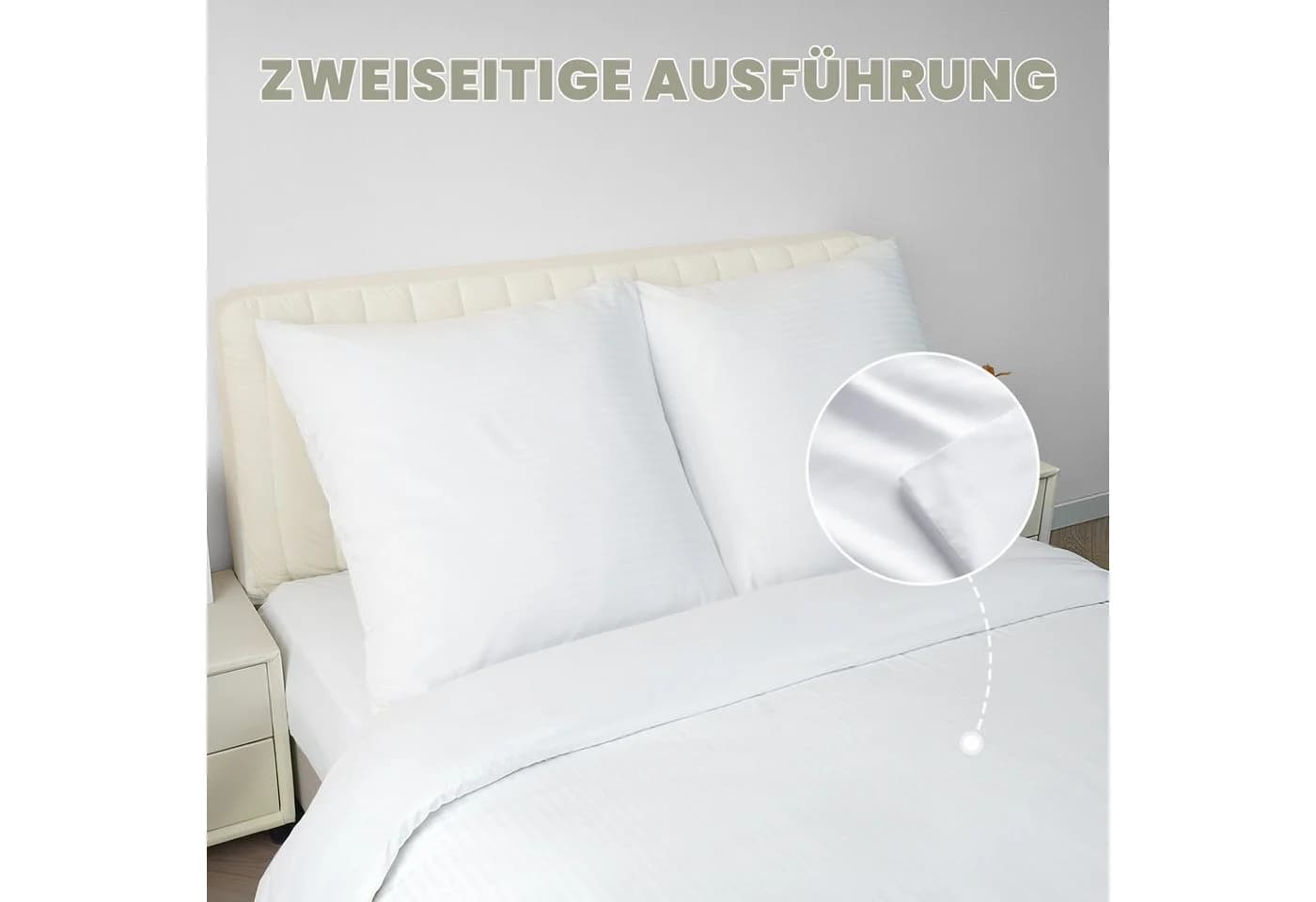 Bettwäsche-Set aus Mikrofaser und Polyester