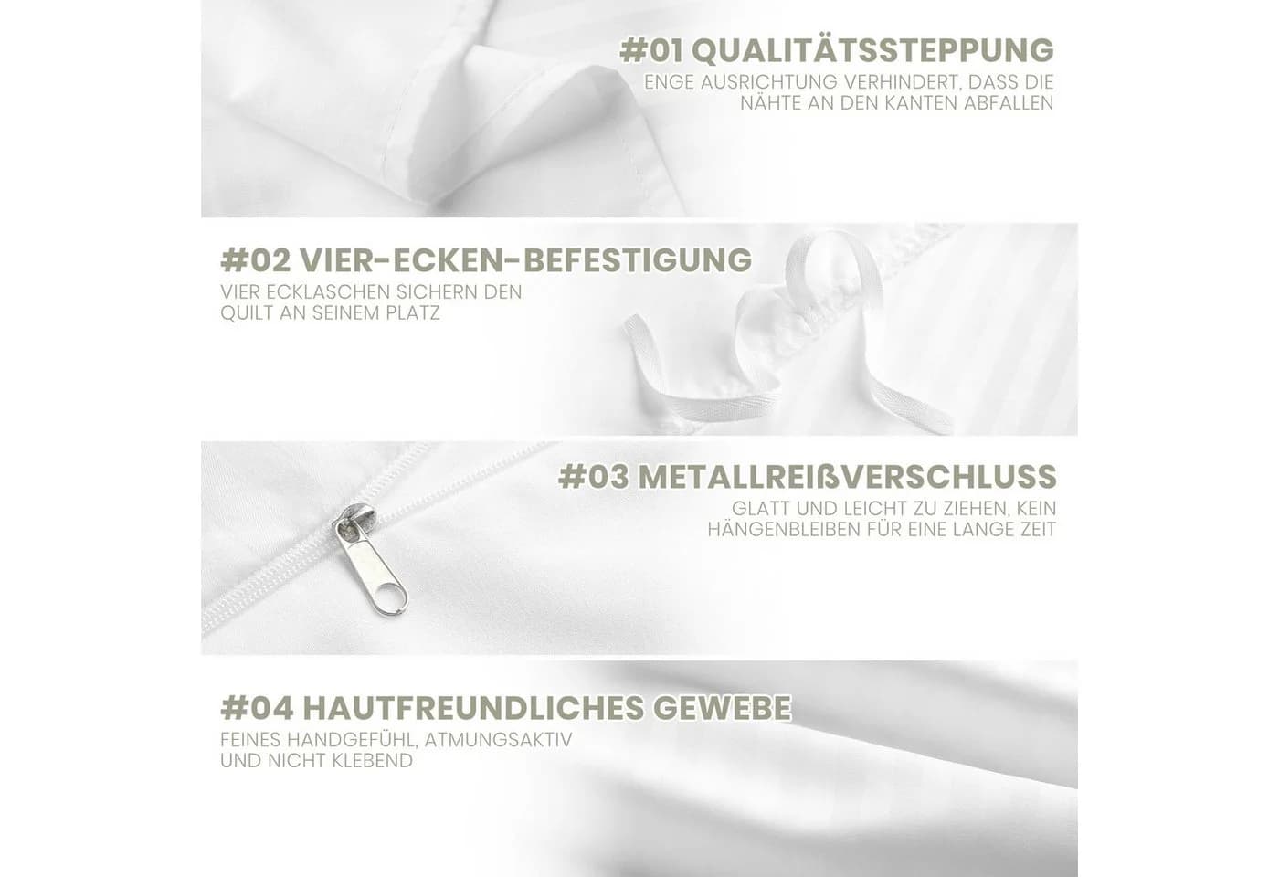 Bettwäsche-Set aus Mikrofaser und Polyester - Bild 5