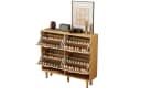Refined Living Schuhschrank Rattan 100x25x90 cm Bild 2