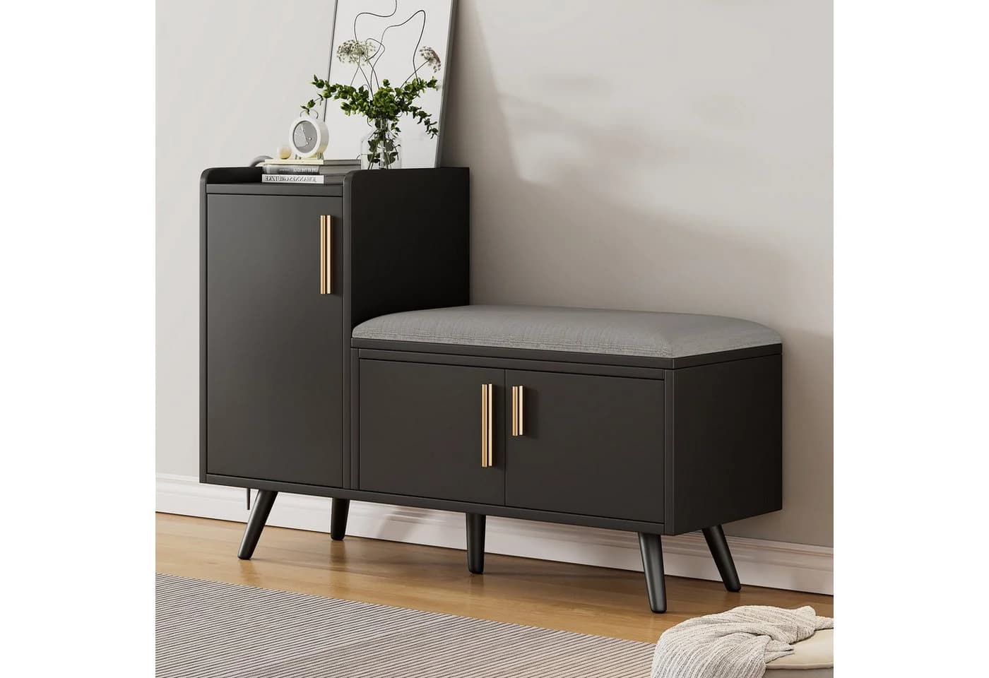 Refined Living Schuhbank mit Stauraum und Polster - Bild 3