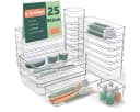 SURFOU Schubladen Organizer 25 St. Transparent Stapelbar Bild 2