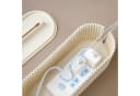 SURFOU Kabelbox Beige/Grau Kunststoff Bild 5
