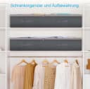 Transparente PVC-Aufbewahrungstaschen, faltbar, 90x20x20 cm Bild 4