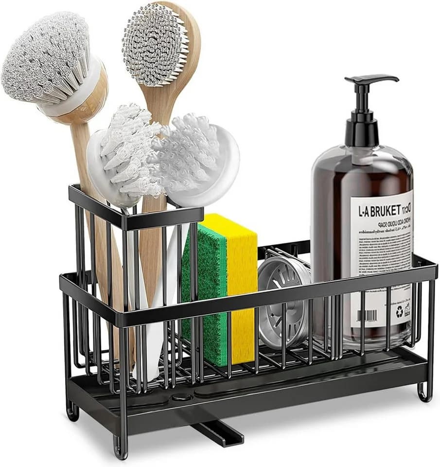 Refined Living Küchenorganizer-Set Spülbecken Organizer Schwammhalter - Bild 2