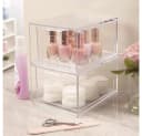 Refined Living Organizer 4er Set Stapelbare Acryl Make-up Organizer mit Ausziehgriffen Bild 4
