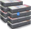 Refined Living Unterbettkommode 90L Aufbewahrungstaschen Grau Bild 2