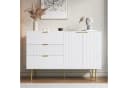 Refined Living Sideboard Wohnzimmerschrank Weiß & Gold Bild 5