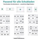 Refined Living Organizer-Set 25-tlg. Transparent Kunststoff Bild 4