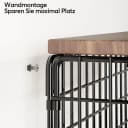 Refined Living Obstkorb 2er Set Schwarz mit Holzdeckel Bild 4