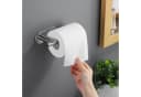 Refined Living Toilettenpapierhalter Edelstahl Selbstklebend Silber Bild 1