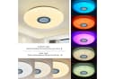 JDONG LED Deckenleuchte Dimmbar mit Bluetooth-Lautsprecher RGBW Farbwechsel Bild 1