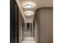 JDONG LED Deckenleuchte Schwarz/Weiß 30/32cm 4000K 2000LM Bild 1