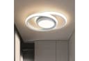 JDONG LED Deckenleuchte Schwarz/Weiß 30/32cm 4000K 2000LM Bild 2