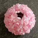 JDONG Nachttischlampe Rosa Blumen Schreibtischlampe Bild 3
