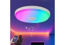 JDONG Deckenleuchte 30CM RGB Farbwechsel mit Fernbedienung 3000-6500k, 24W LED Deckenleuchte Dimmbar mit Bluetooth Lautsprecher Bild 2