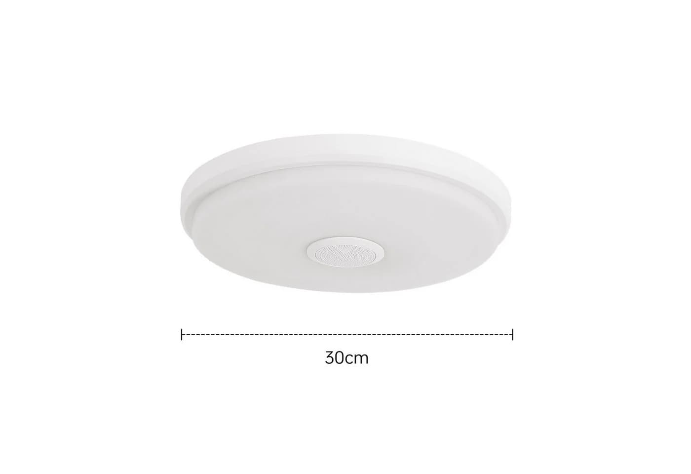 JDONG Deckenleuchte 30CM RGB Farbwechsel mit Fernbedienung 3000-6500k, 24W LED Deckenleuchte Dimmbar mit Bluetooth Lautsprecher - Bild 5