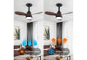 JDONG Deckenventilator mit Licht 62cm, 3 Geschw., Dimmbar, Fernbedienung Bild 4