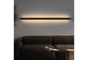 ZMH LED Wandleuchte Schwarz 100cm Modern Warmweiß Bild 2