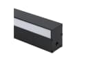 ZMH LED Wandleuchte Schwarz 100cm Modern Warmweiß Bild 4