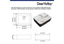 DeerValley Aufsatzwaschbecken Schwarz-Weiß Keramik Bild 1