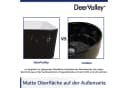 DeerValley Aufsatzwaschbecken Schwarz-Weiß Keramik Bild 4