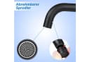 ZMH Waschtischarmatur Wasserhahn Bad Ausziehbar Brause Mischbatterie Schwarz Bild 4