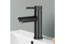 Nettlife Spültischarmatur Badezimmer Waschbecken Mixer Armaturen Schwarz Edelstahl Bild 2
