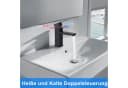 Nettlife Spültischarmatur Einhebelmischer Schwarz Edelstahl Bild 4