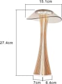 Moderne Nachttischlampe in Roségold Bild 5