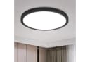 Nettlife LED Panel Schwarz Kaltweiß Ø22cm Deckenleuchte Bild 2