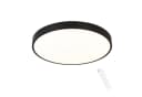 Nettlife LED Panel Deckenleuchte 37cm Schwarz Dimmbar mit Fernbedienung Bild 2
