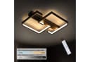 Nettlife LED Deckenleuchte Schwarz Dimmbar mit Fernbedienung 35W Bild 2