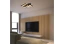 Nettlife LED Deckenleuchte Schwarz Dimmbar mit Fernbedienung 35W Bild 4