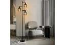 Nettlife Stehlampe Federform Schwarz Bild 3