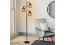 Nettlife Stehlampe Federform Schwarz Bild 4
