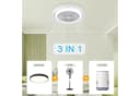 Nettlife Deckenventilator 43W Blau LED Dimmbar mit Fernbedienung Bild 1