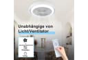 Nettlife Deckenventilator 43W Blau LED Dimmbar mit Fernbedienung Bild 5