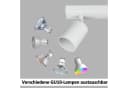 Nettlife Deckenstrahler GU10 Schwenkbar 350° LED wechselbar Weiß Bild 5