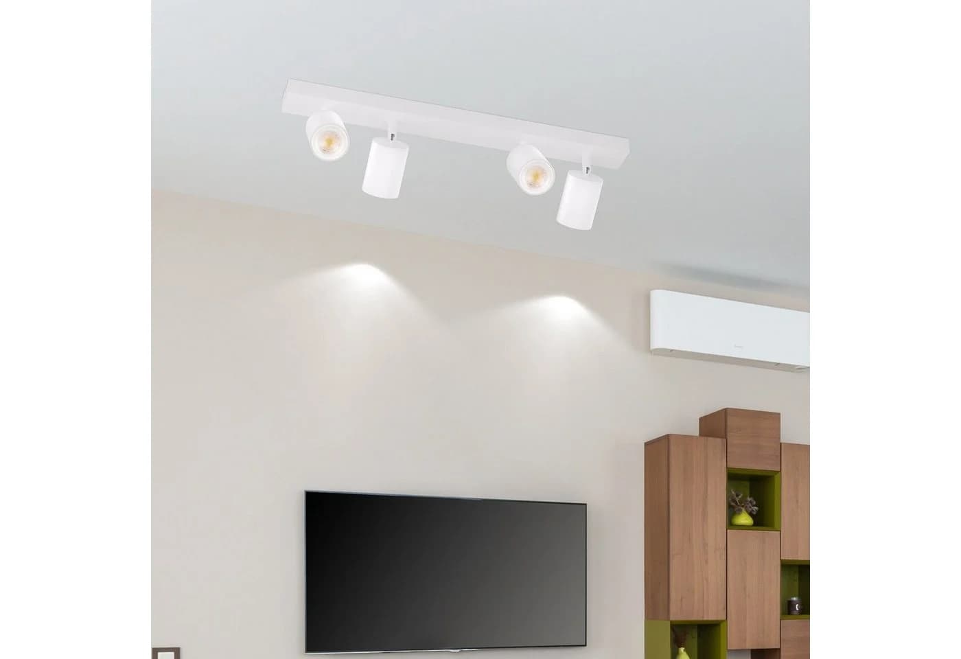 Nettlife Deckenstrahler GU10 350° Schwenkbar LED wechselbar