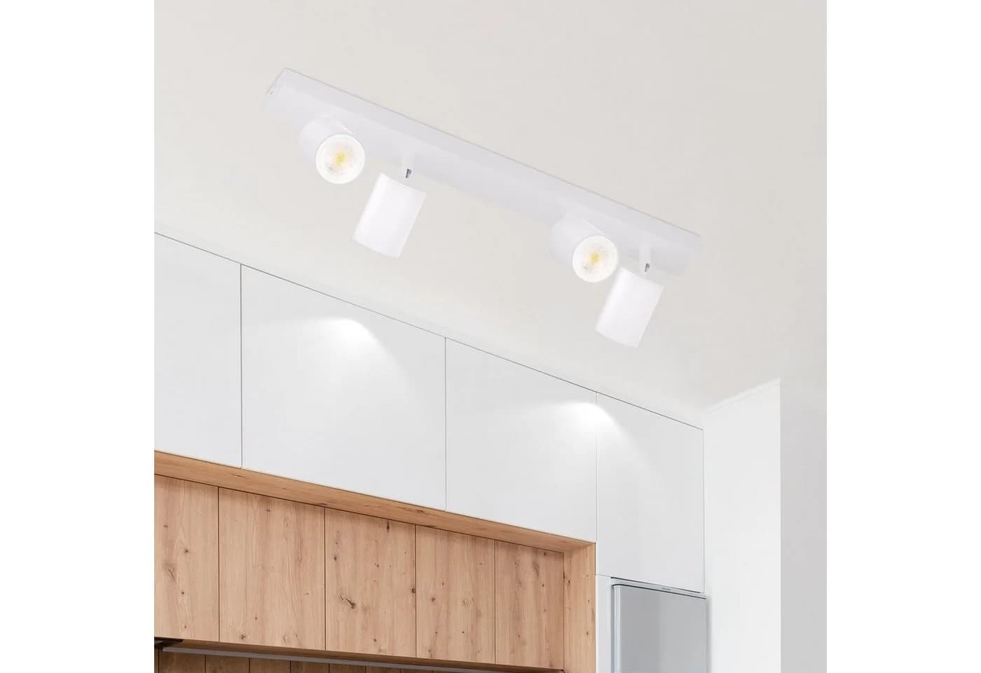 Nettlife Deckenstrahler Weiß GU10 Modern 350° schwenkbar
