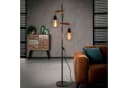 Nettlife Stehlampe Retro Holz 151cm 2 Leuchtmittel Bild 5