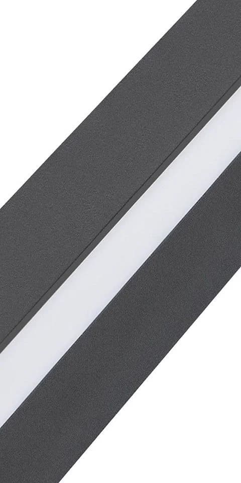 Nettlife LED Wandleuchte innen Schwarz 100cm 3000K Flur Up Down Wandbeleuchtung - Bild 4