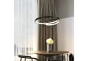 ZMH Pendelleuchte 40cm Modern LED Dimmbar Schwarz Bild 1