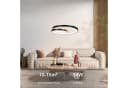 ZMH Pendelleuchte 40cm Modern LED Dimmbar Schwarz Bild 4