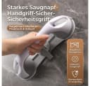 JASLIFE Haltegriff Sauggriff 28cm ohne Bohren rutschfest Bad WC Bild 2