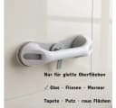 JASLIFE Haltegriff Sauggriff 28cm ohne Bohren rutschfest Bad WC Bild 4
