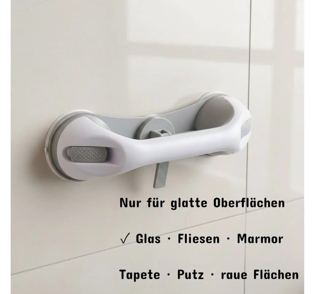 JASLIFE Haltegriff Sauggriff 28cm ohne Bohren rutschfest Bad WC - Bild 4