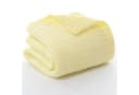 JASLIFE Musselin Wohndecke 100% Baumwolle Gelb Bild 2