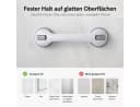 JASLIFE Haltegriff mit Saugnapf 42 cm rutschfest für Bad & WC Bild 4